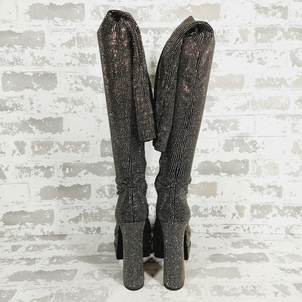 NEW Steve Madden Sultry Studded Platform Over the Knee Boots C1058 - Picture 5 of 16